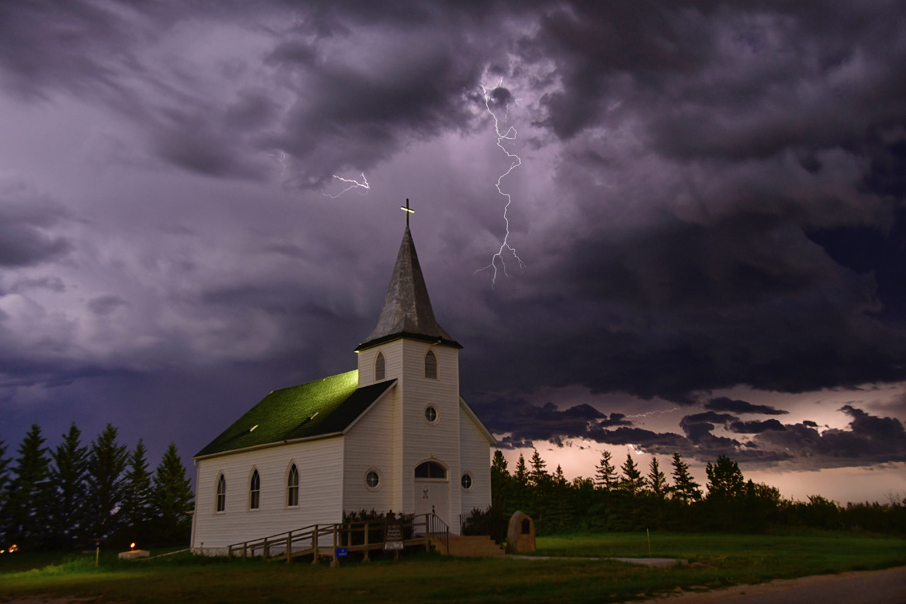 One of Saskatchewan’s biggest summer storms rolled through central Saskatchewan