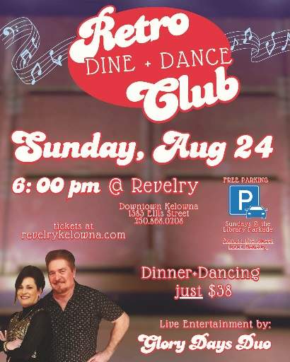 Retro Dine and Dance at Revelry with Glory Days - image