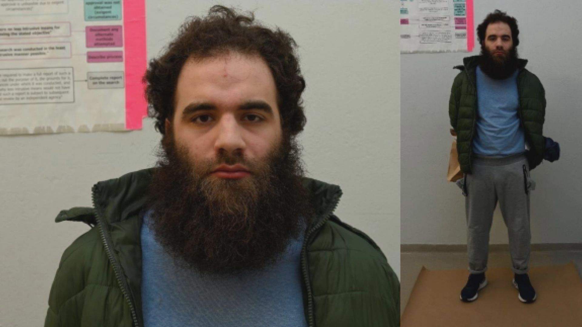 Abdul Aziz Kawam is seen here shortly after his arrest.