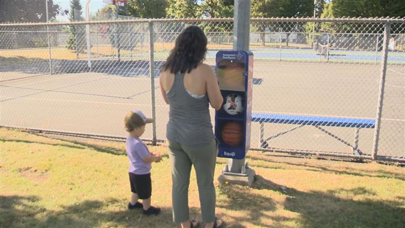 Това е Игра на в Surrey B C където градът е