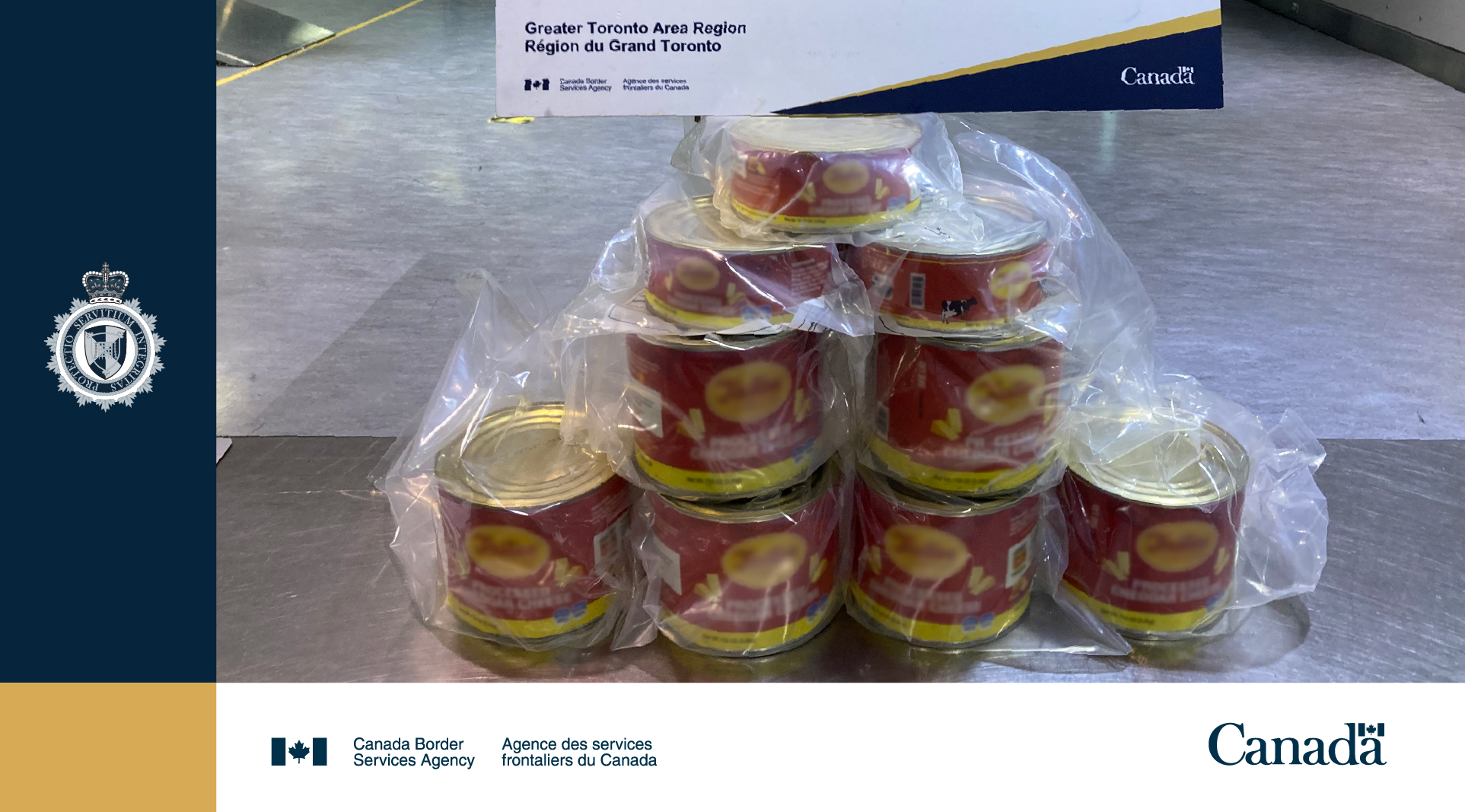 Канадската агенция за гранични служби заяви че служителите арестуват пътешественик