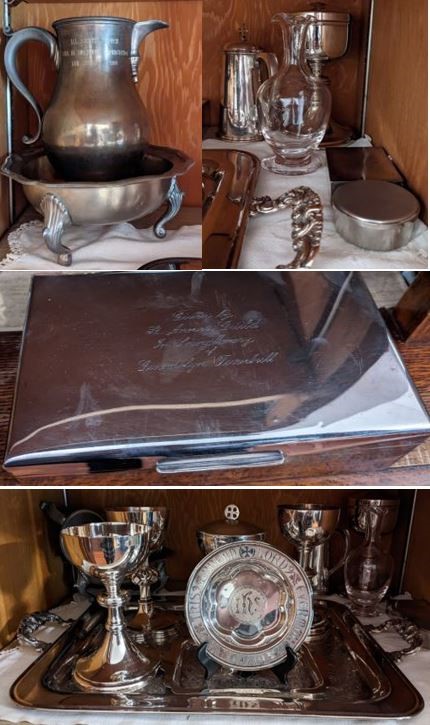 The items stolen from a Winnipeg church hold sentimental and religious value, police say.