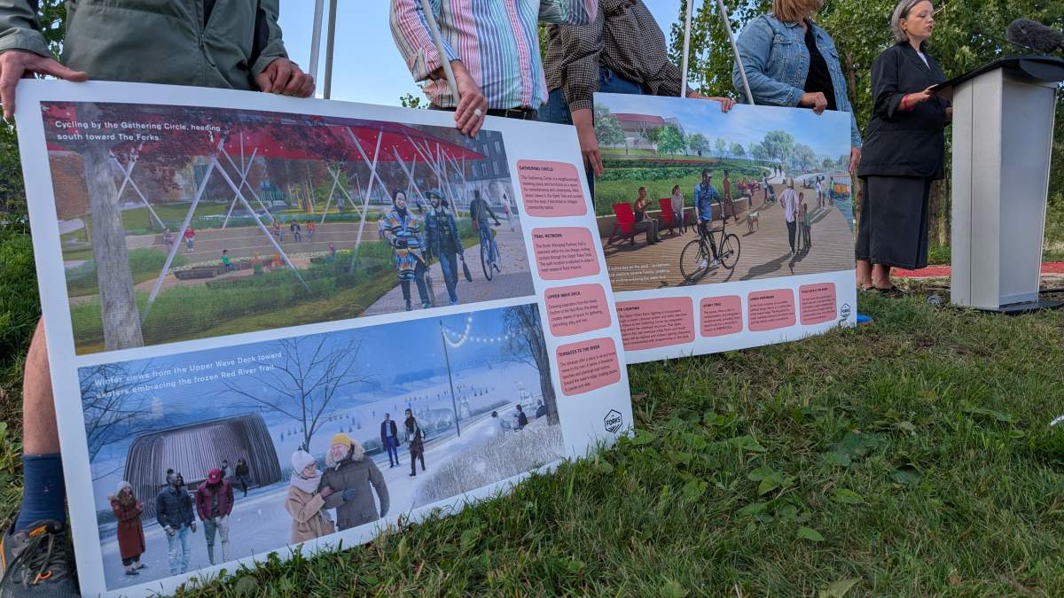 Plans are underway to turn the former Alexander Docks into a riverside park.