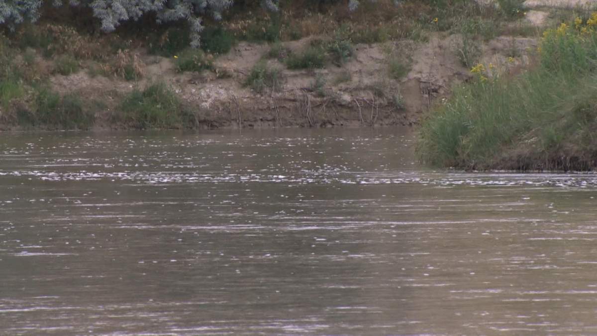 The Milk River is located in southern Alberta near the border with Montana.