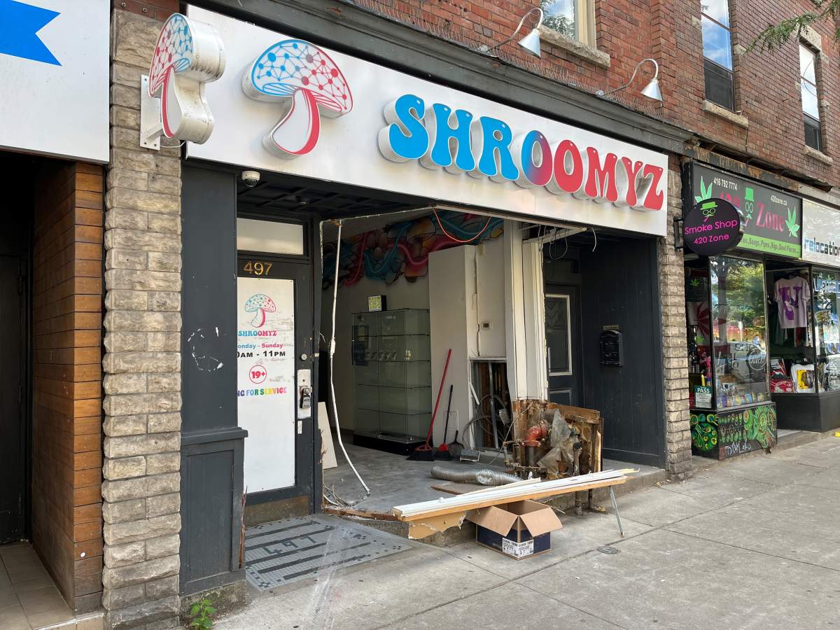 Shroomyz on Bloor Street West in Toronto.