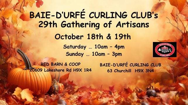 Gathering of Artisans Baie-d’Urfé Curling Club Craft Fair - image