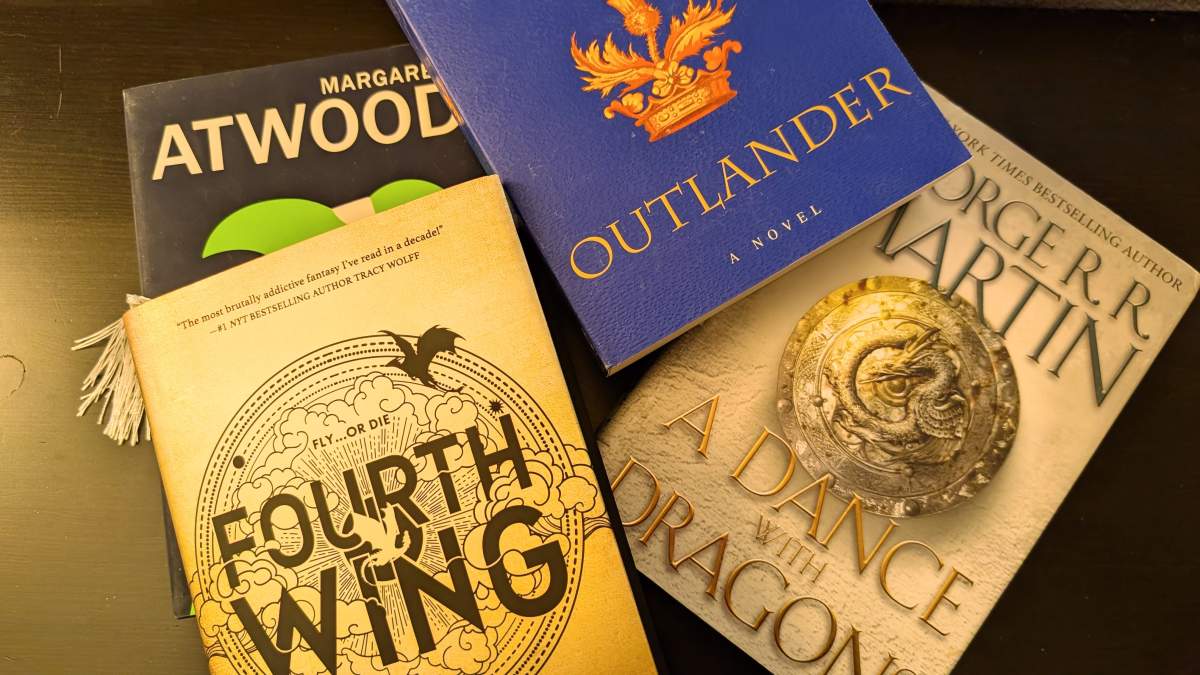 The Outlander, Game of Thrones and Fourth Wing series were on the Edmonton Public Schools draft list of books to be removed from libraries.