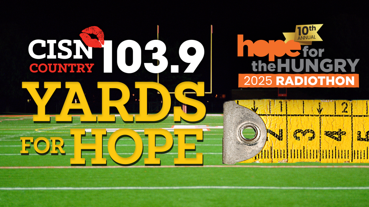 Global Edmonton proudly supports the CISN Country 103.9 Yards for Hope Radiothon - image