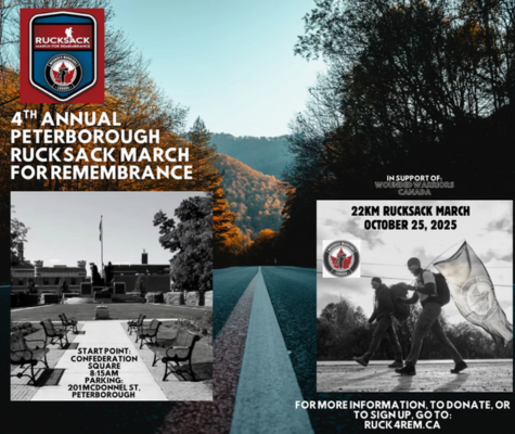 4th Annual Peterborough Rucksack March for Remembrance - image