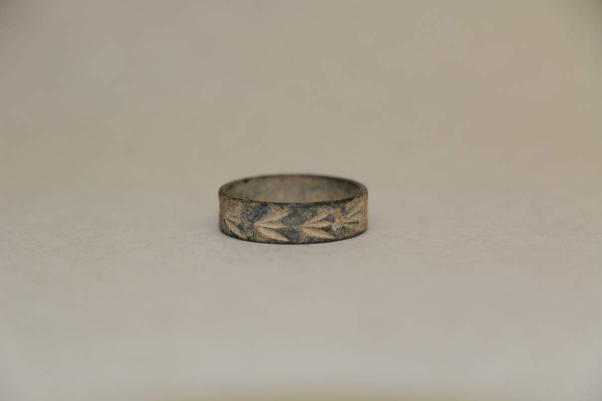 One of the rings found in the collection.
