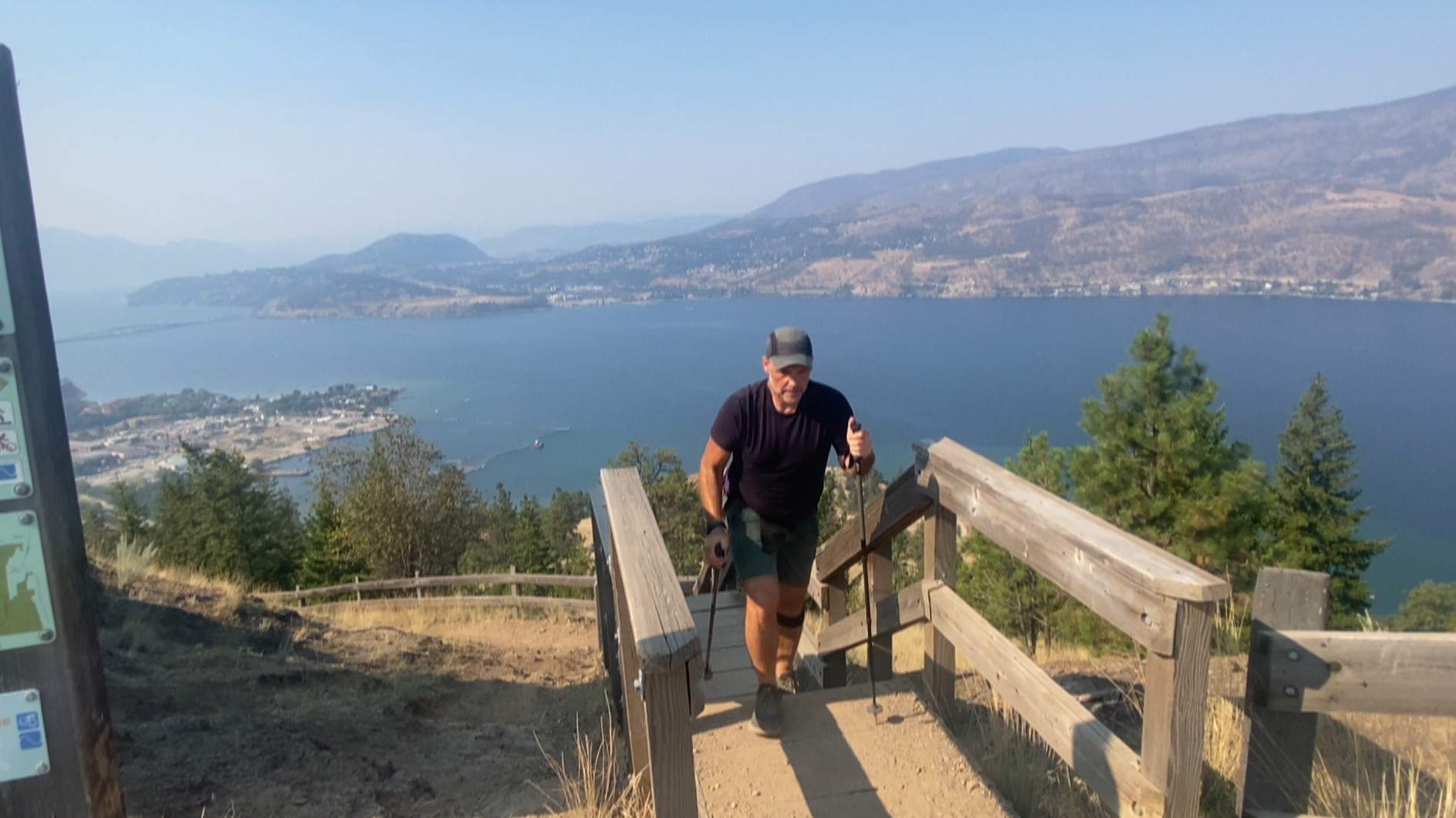 Kelowna man to hike Knox Mountain for 12 hours in multiple sclerosis fundraiser - Okanagan
