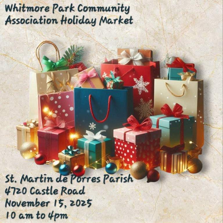2025 Whitmore Park Community Association Holiday Market - image