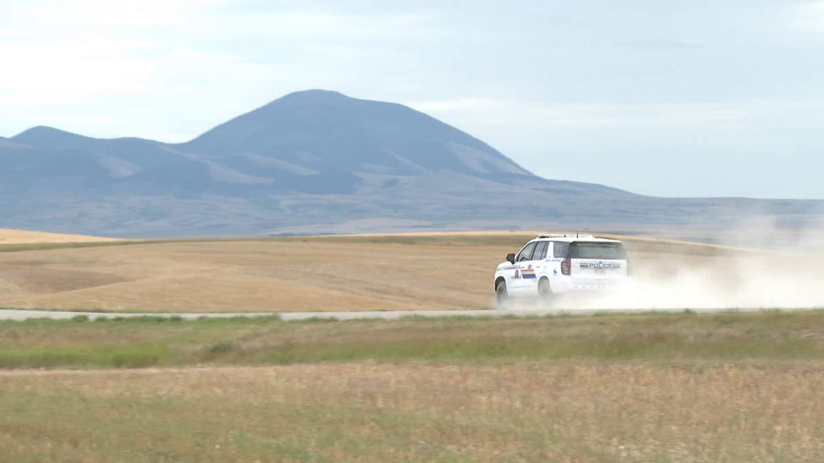 Border Road was built in the 1940s. Although it's located in Montana, the Americans supply the gravel and Canadians maintain it.