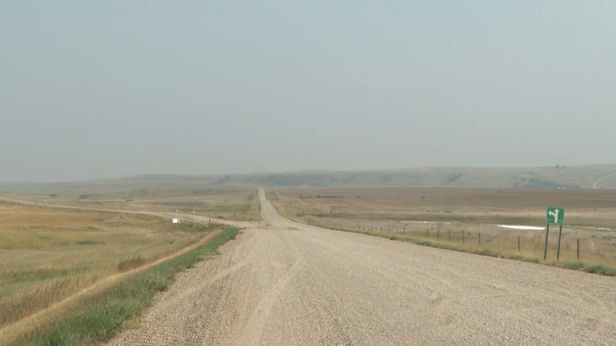 Border Road is a 15 kilometre stretch of road in Montana that runs parallel to the Canada-U.S. border.