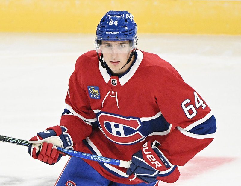 Montreal Canadiens defenceman David Reinbacher will be out for four weeks