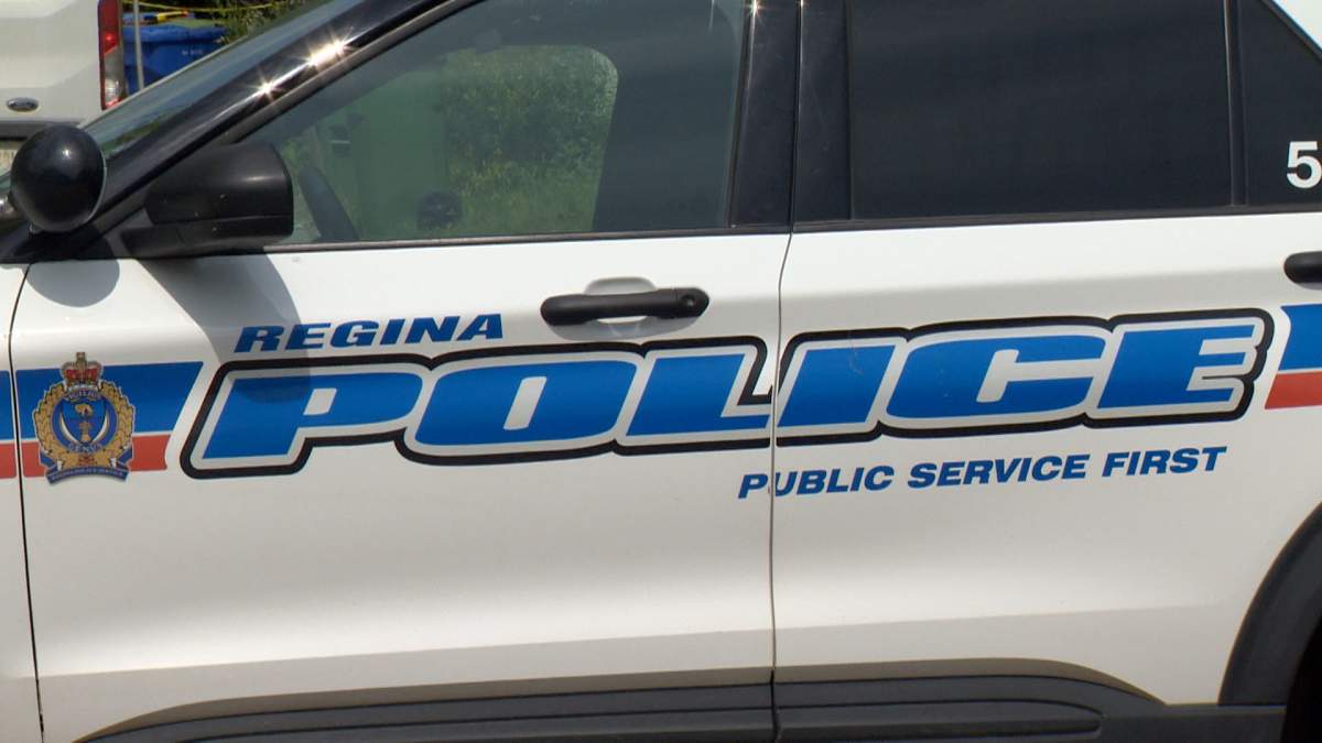 Regina police say one of their officers was forced to shoot a dog on Saturday when it attacked them in a back alley.