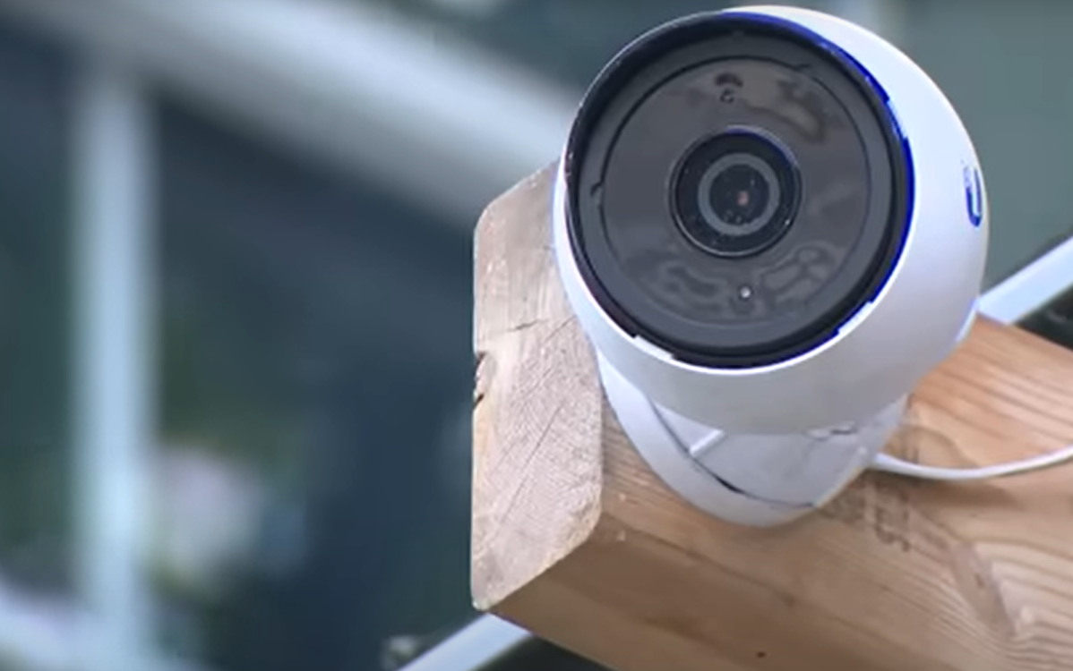 A security camera is seen in this file photo.