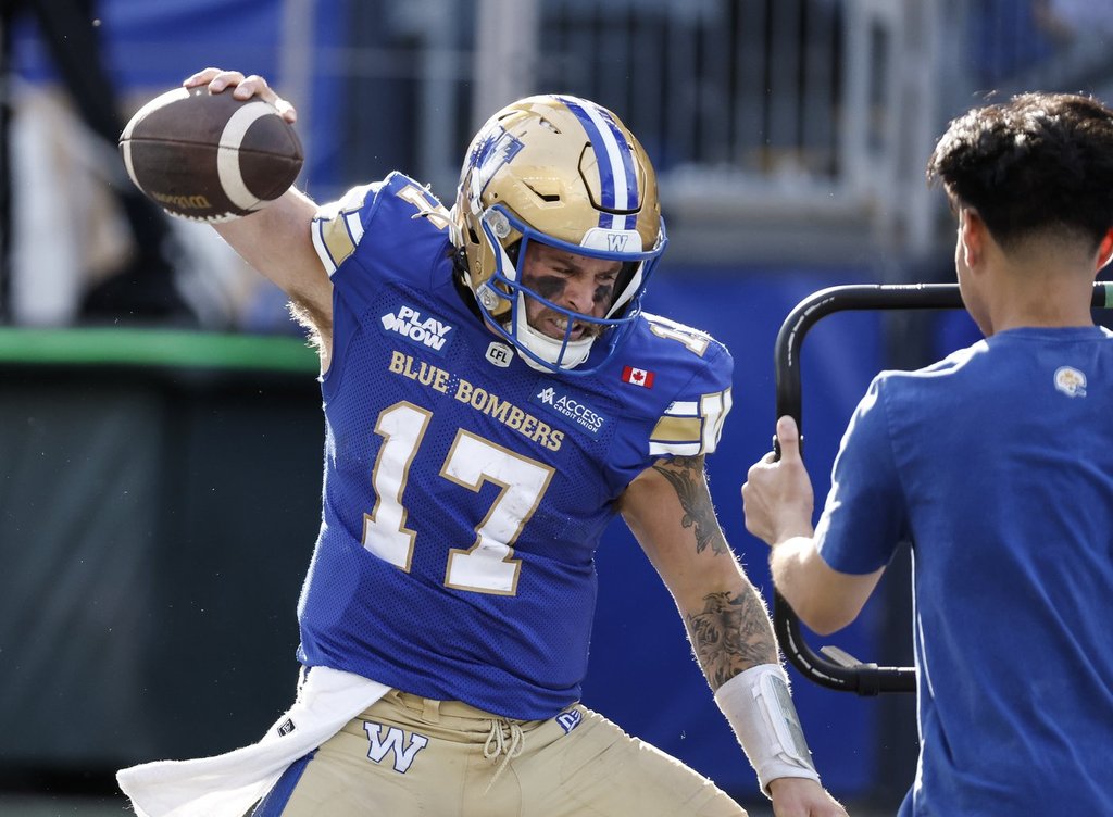 Former Blue Bombers quarterback, fan favourite Chris Streveler hangs up his jerseys