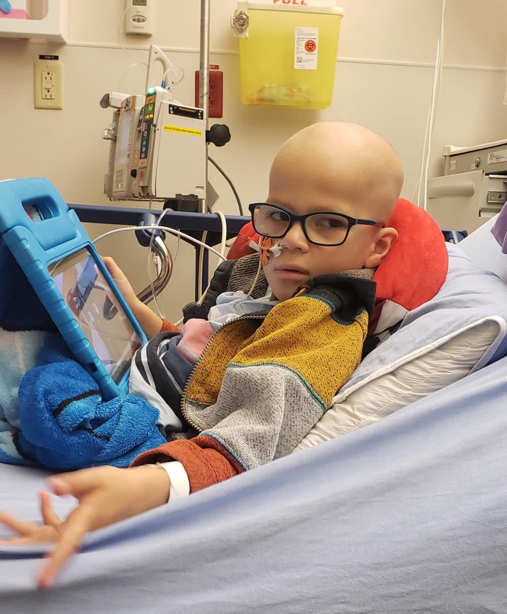 File photo from when Ben Thomas first battled cancer more than five years ago.