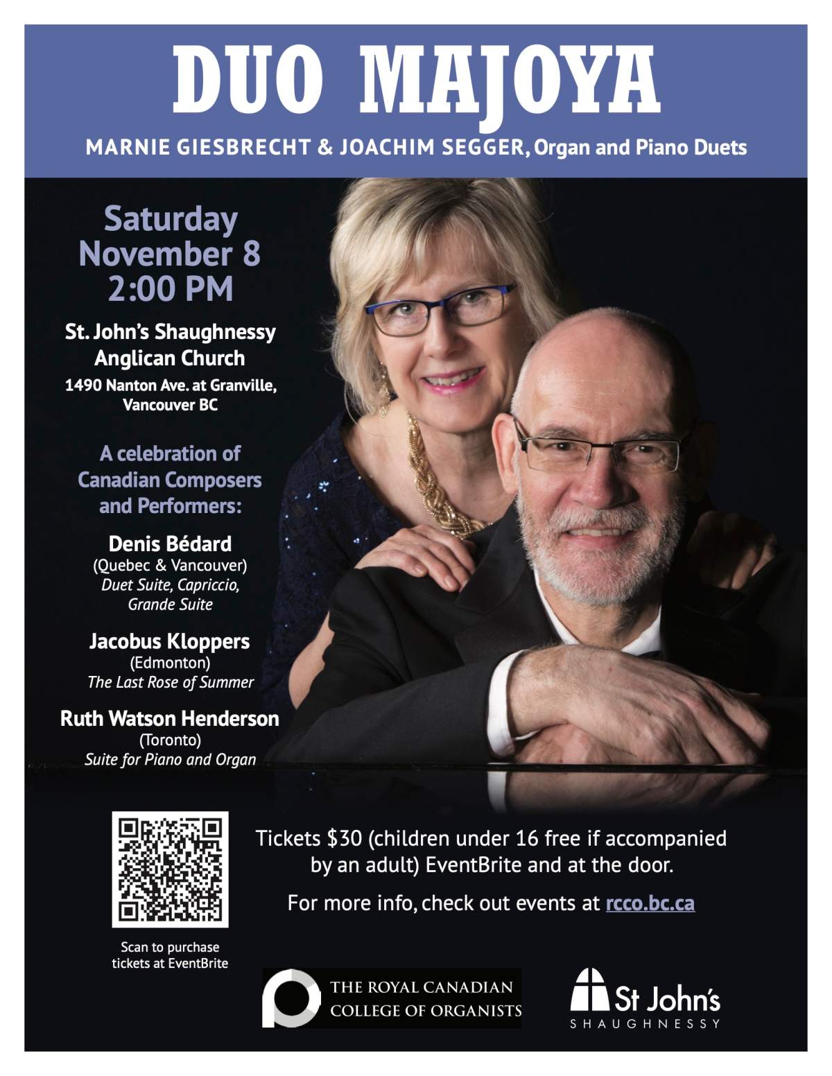 A Canadian Celebration: Duo Majoya, Organ and Piano Duets - image