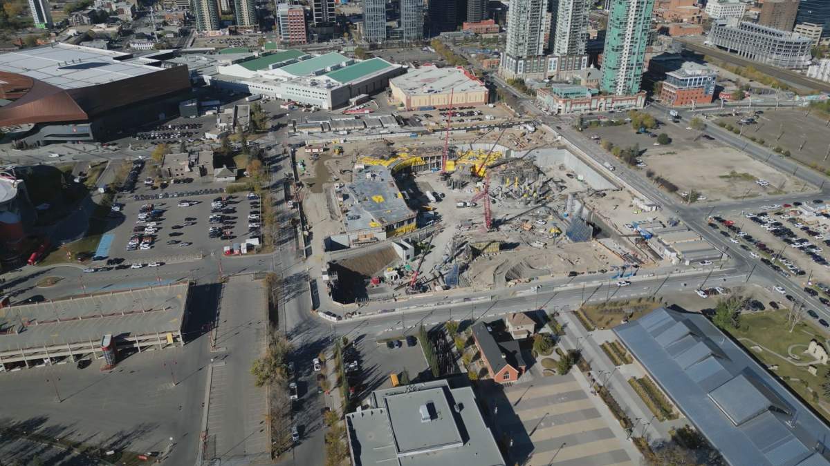 After an investigation at Calgary's event centre project site on Wednesday, the Canada Border Services Agency confirmed four workers "found to be without status" were identified. 