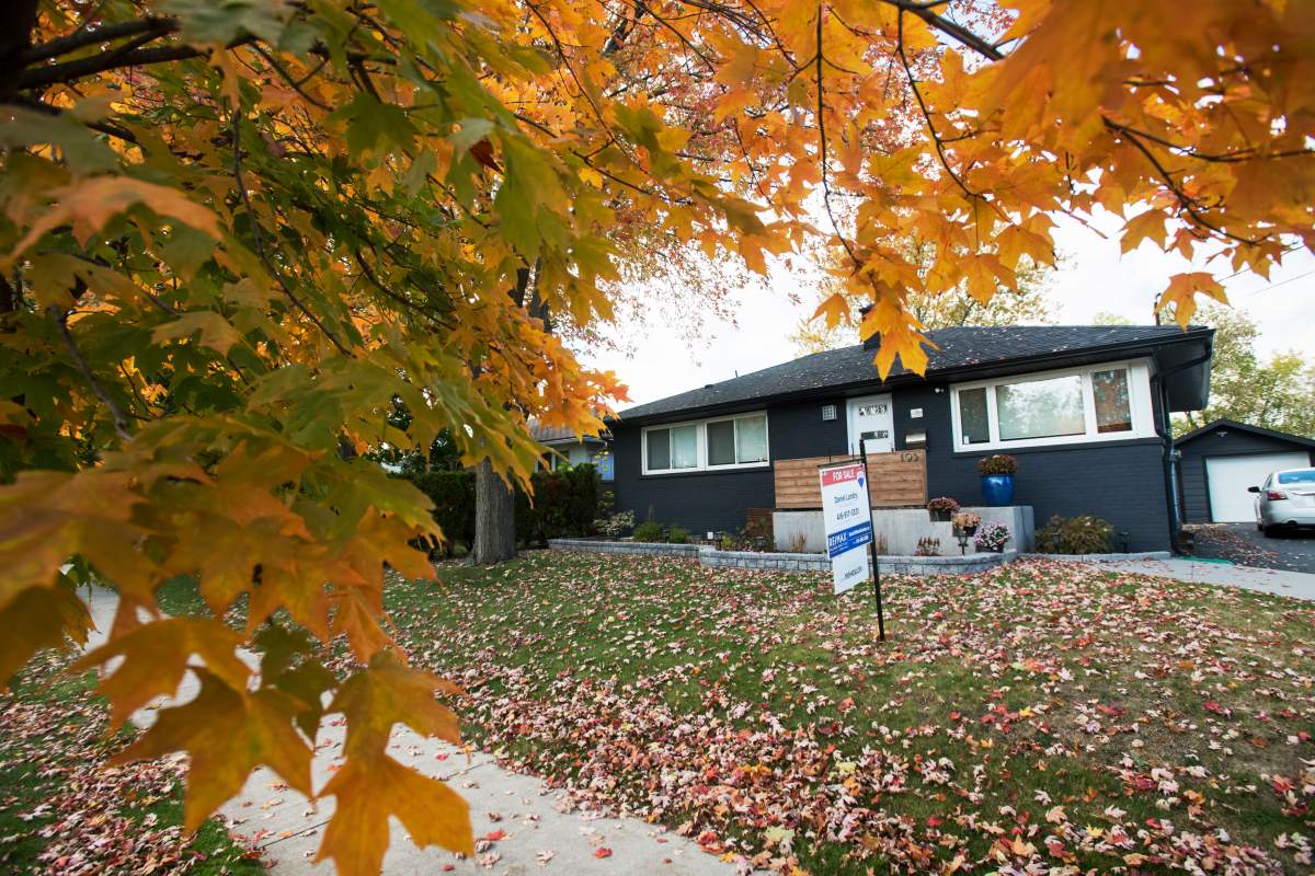 A home on Heslop Road in Milton, Ont., is photographed on Oct 15 2019. Housing numbers are up and Milton, Burlington and Hamilton ,are some of the cities that are doing well re: price increases.