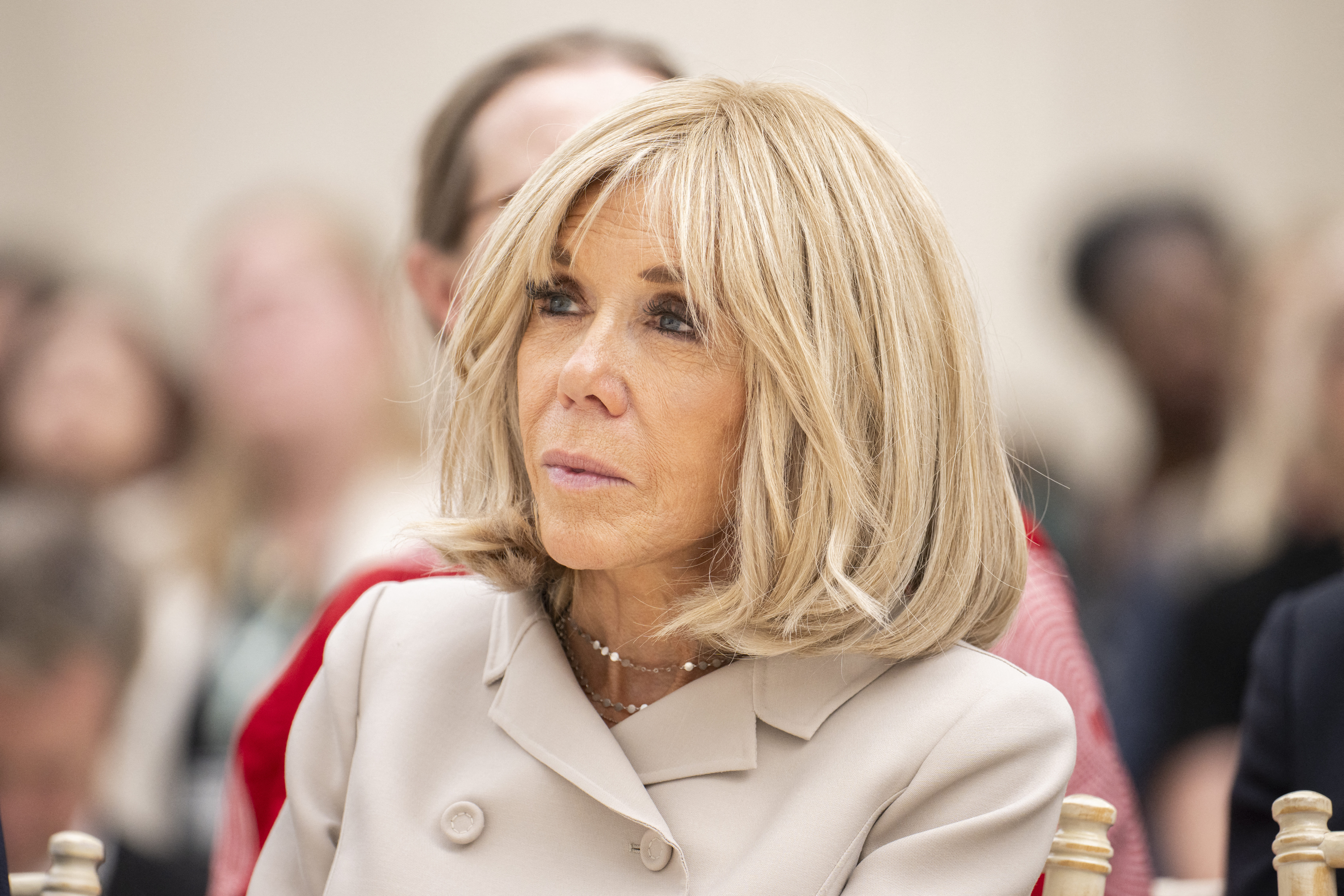 Десет души обвинени в тормоз над Брижит Макрон съпругата на