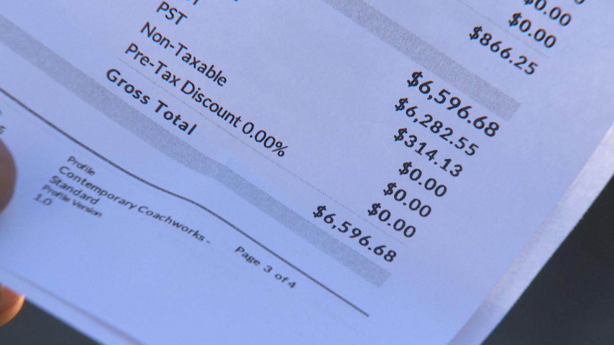 Quote to fix damages