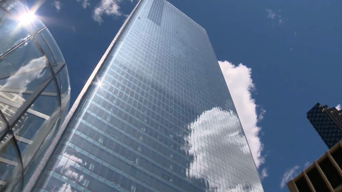 The Brookfield Place tower in downtown Calgary, where the headquarters of Cenovus Energy are located.
