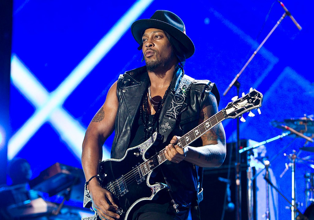 FILE - Soul singer-songwriter D'Angelo performs during Day 1 of the 2012 Essence Music Festival at Louisiana Superdome on July 6, 2012 in New Orleans, Louisiana.