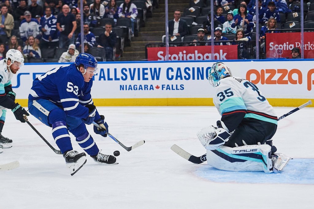 Kraken top Maple Leafs 4-3 in overtime