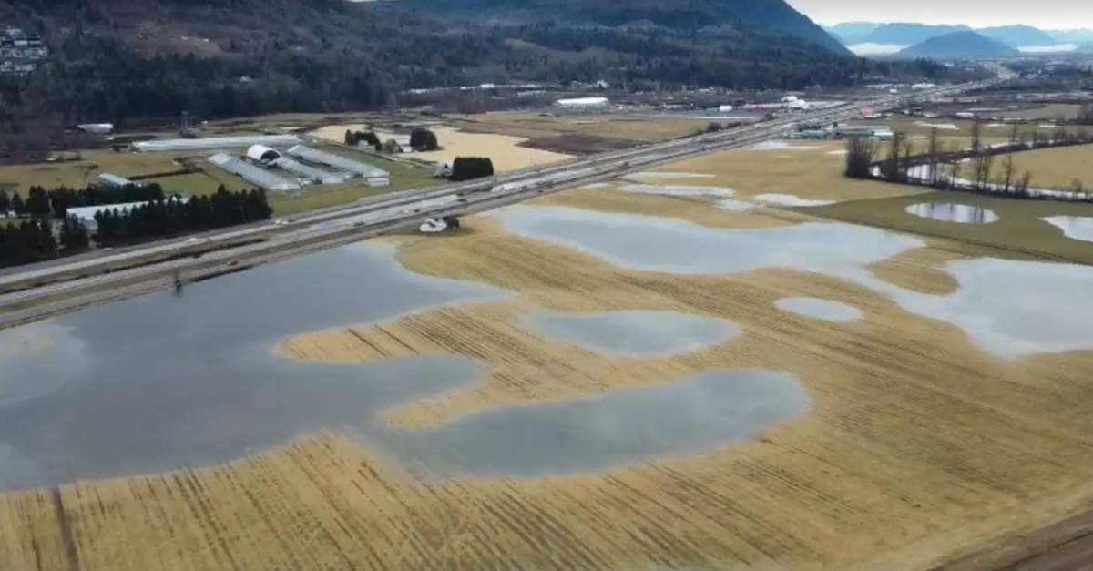 A major rainstorm in late January 2024, dumped over 100 millimetres of rain on some parts of British Columbia's Fraser River Valley.