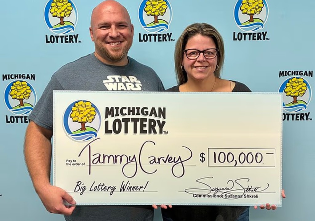 Жена от Мичиган спечели 100 000 в местното си теглене