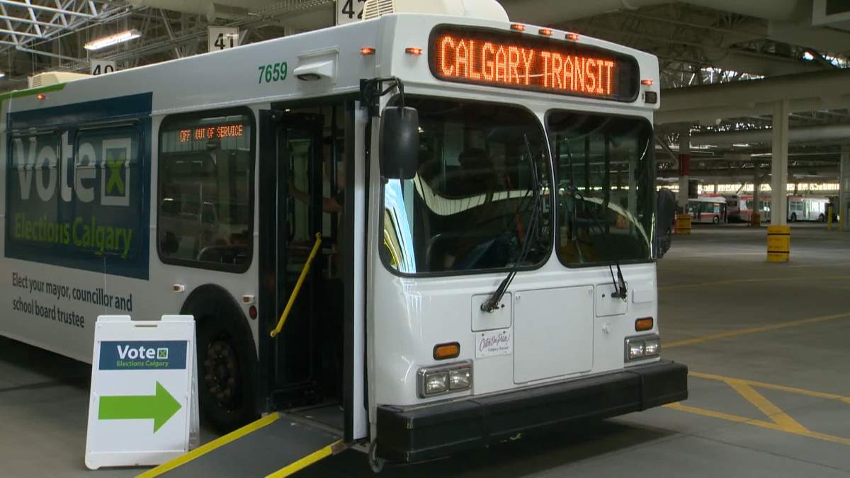 Elections Calgary's Vote Bus will also be making stops at 11 different locations around the city during the period that advance voting is taking place.