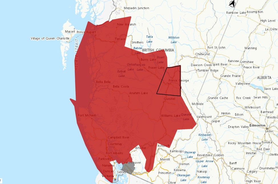 Околна среда Канада и пр н е правителството предупреждава за поредица от