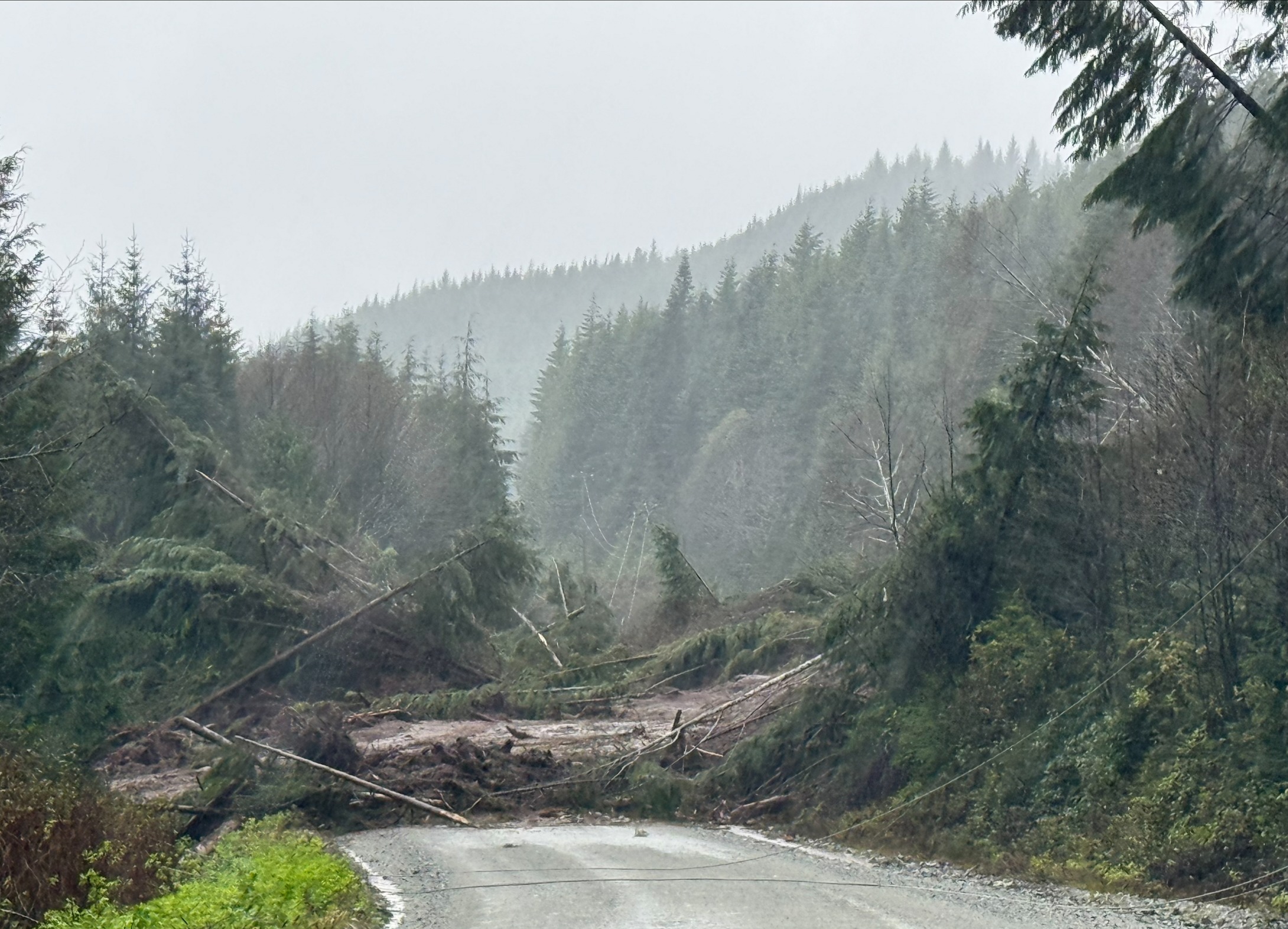 Първата есенна буря за сезона нанася удари на остров Ванкувър