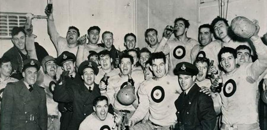 The Toronto RCAF Hurricanes were the 1942 Grey Cup champions.