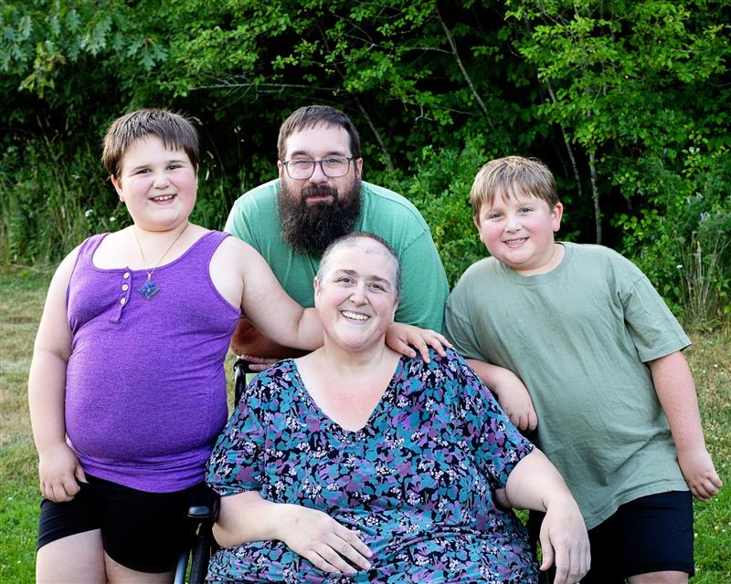 Wood says she is thankful her eight-year-old twins are old enough now to be able to remember how much she loved them after she’s gone.