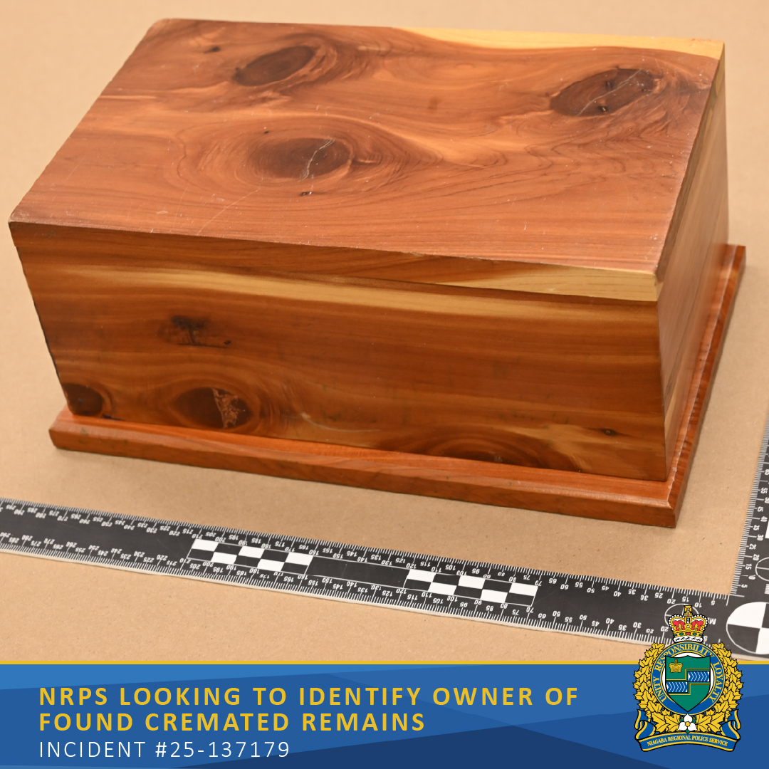 Urn left at Ontario thrift store contained remains, police seeking owner