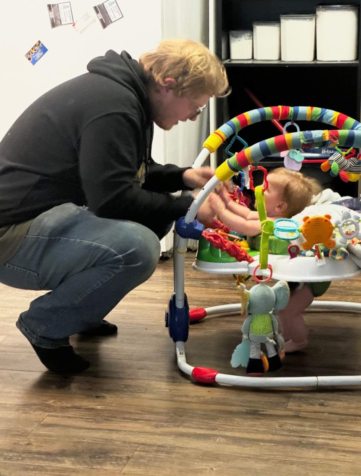 Undated photo of Caleb Berry, 21, with his young daughter.