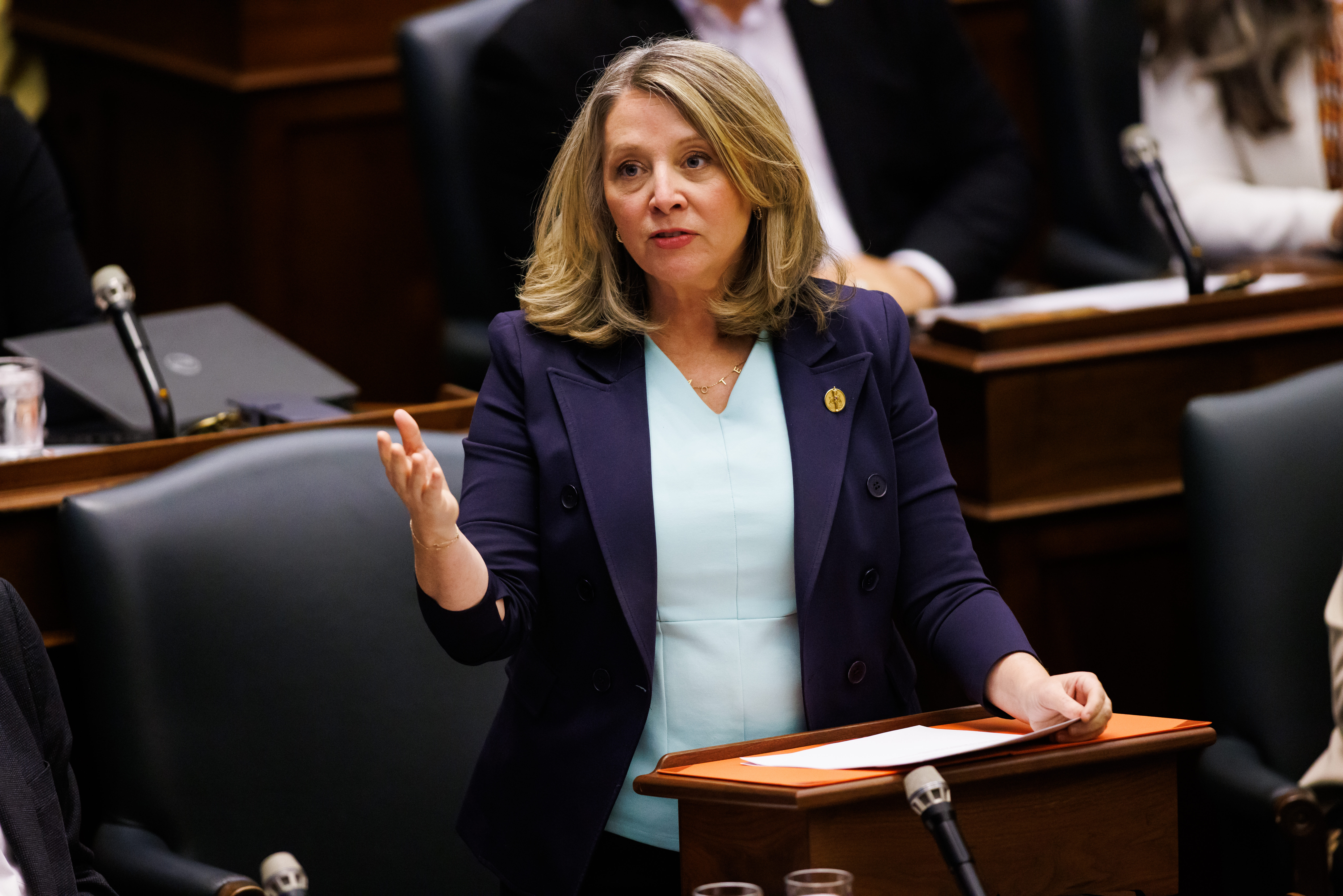 Doug Ford accuses NDP leader Marit Stiles of "trump-style" comments