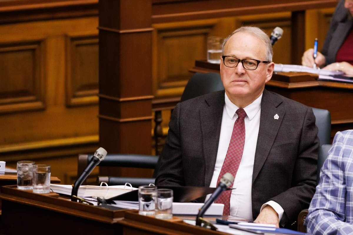 PC MPP Michael Kerzner attends Question Period at Queen's Park in Toronto on Tuesday, May 13, 2025. 