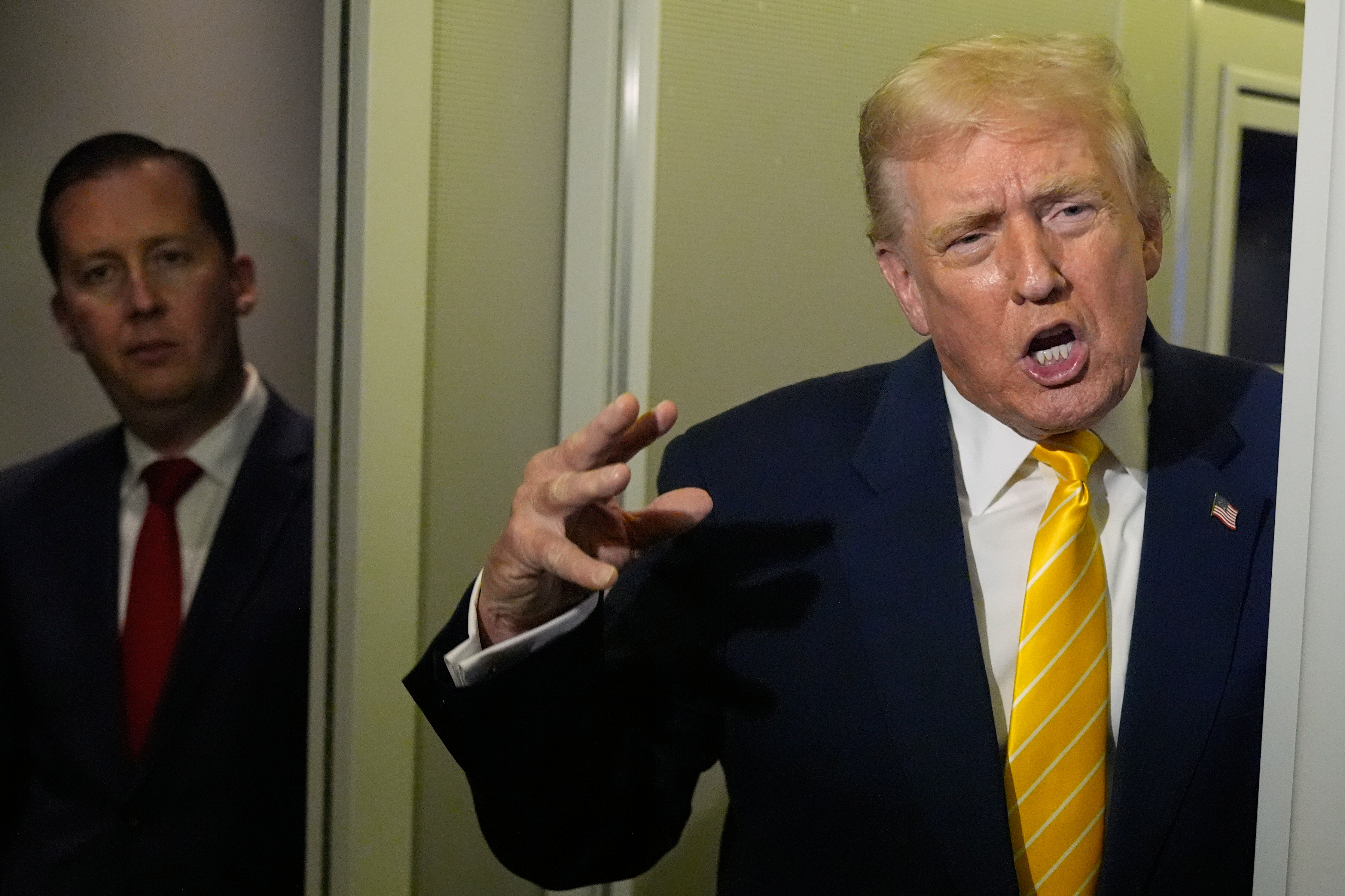 Президентът на САЩ Доналд Тръмп каза на репортер Тихо прасенце