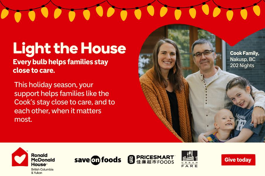 Ronald McDonald House BC & Yukon – Light the House Campaign supported by Global BC - image