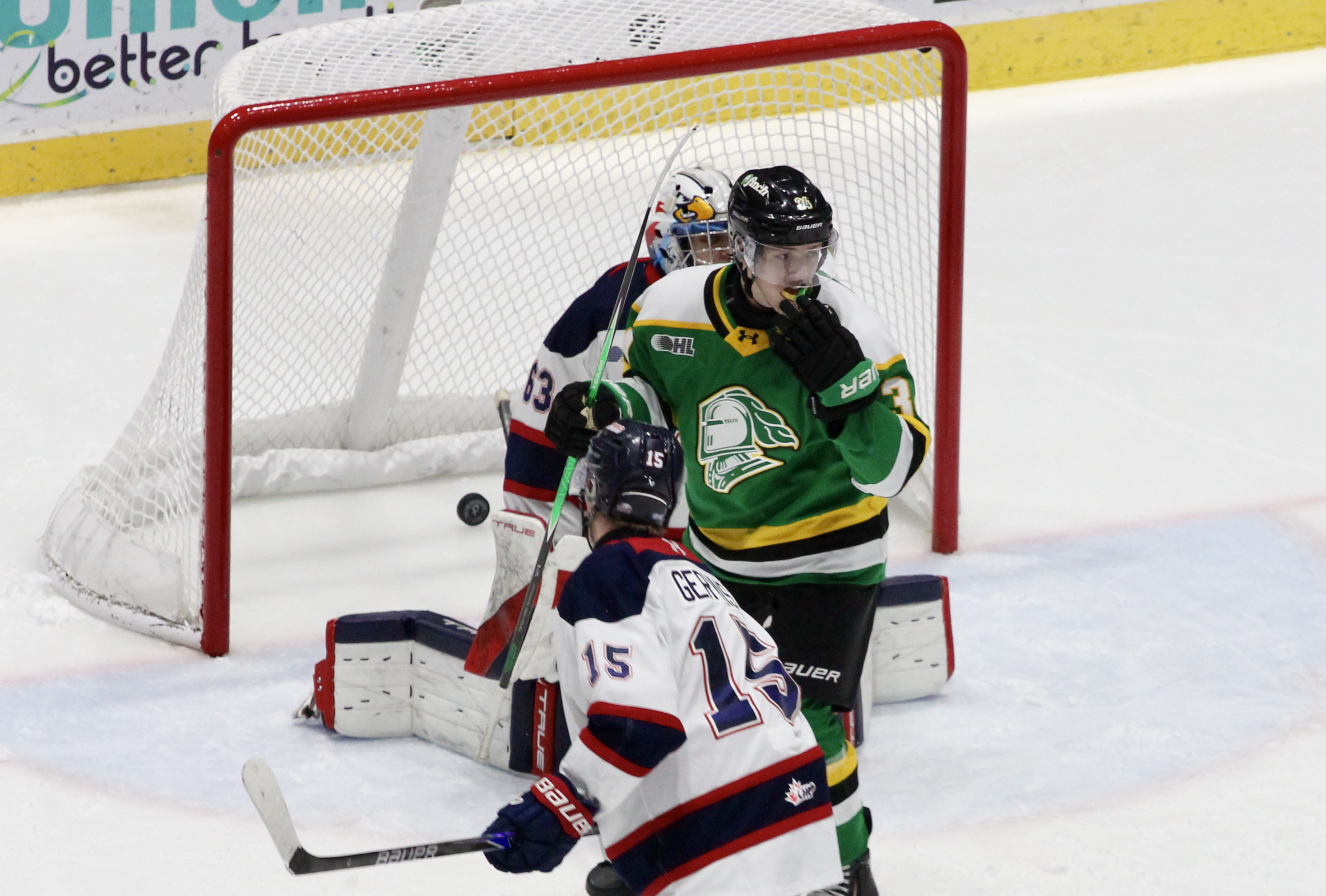 Saturday victory over Saginaw lifts the London Knights back into first place in the Midwest Division