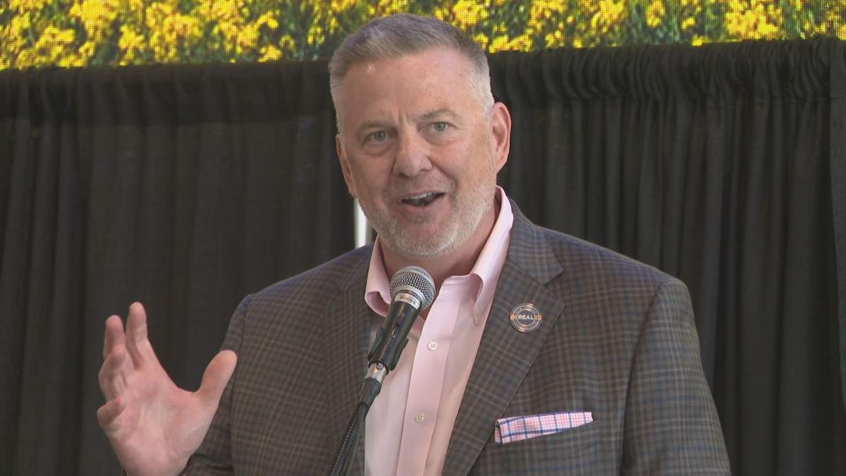 REAL CEO Rick Bennett making an announcement in September at International Trade Centre