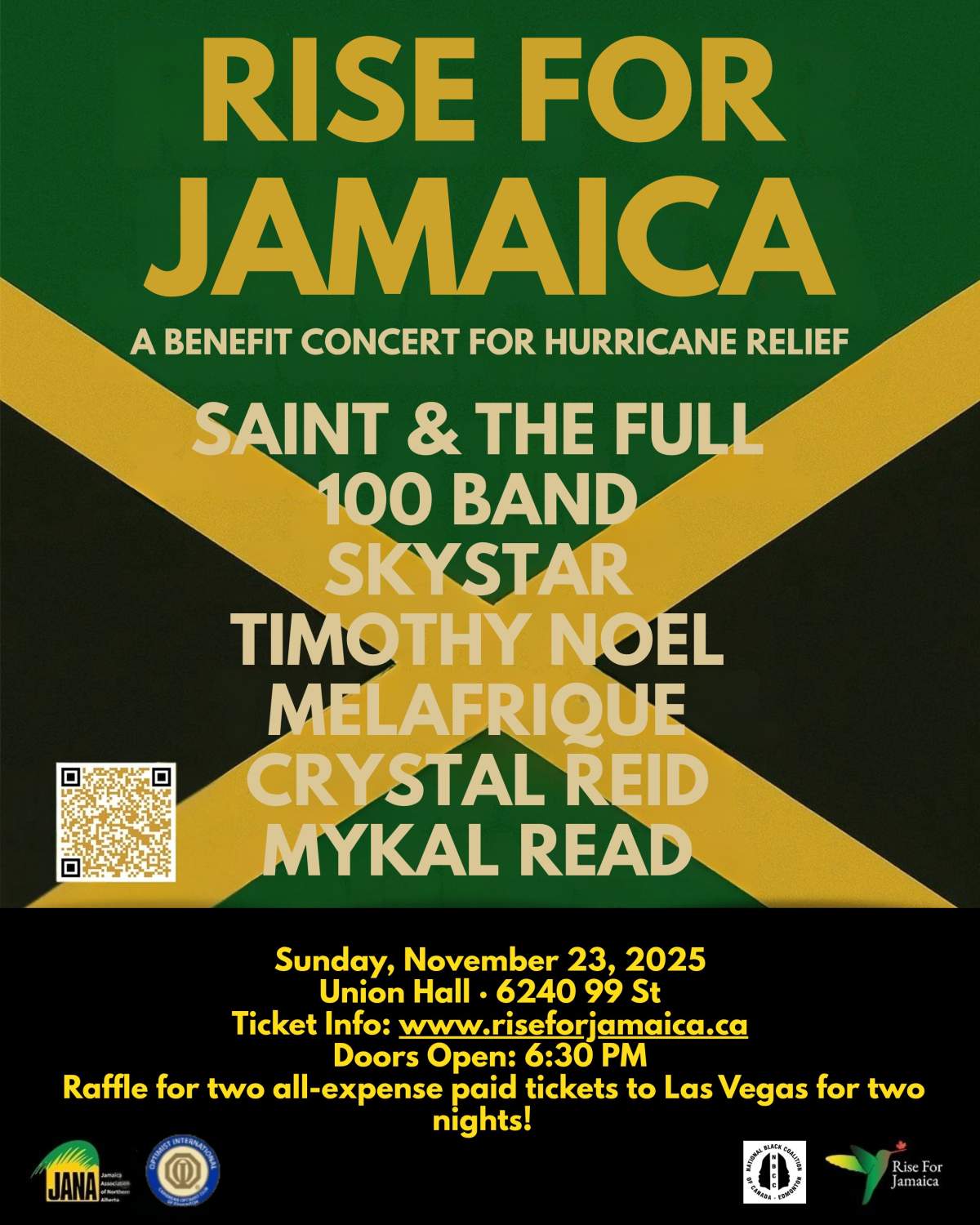 Rise for Jamaica Benefit Concert: Edmonton Artists Unite to Support Hurricane Melissa Relief Efforts - image