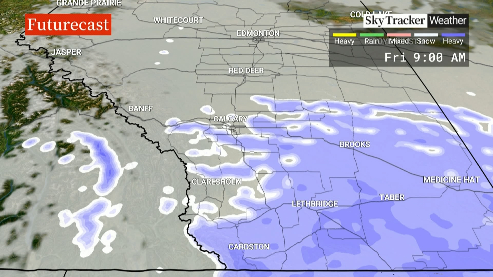 Winter arrives with a vengeance in Alberta with more snow, cold in forecast