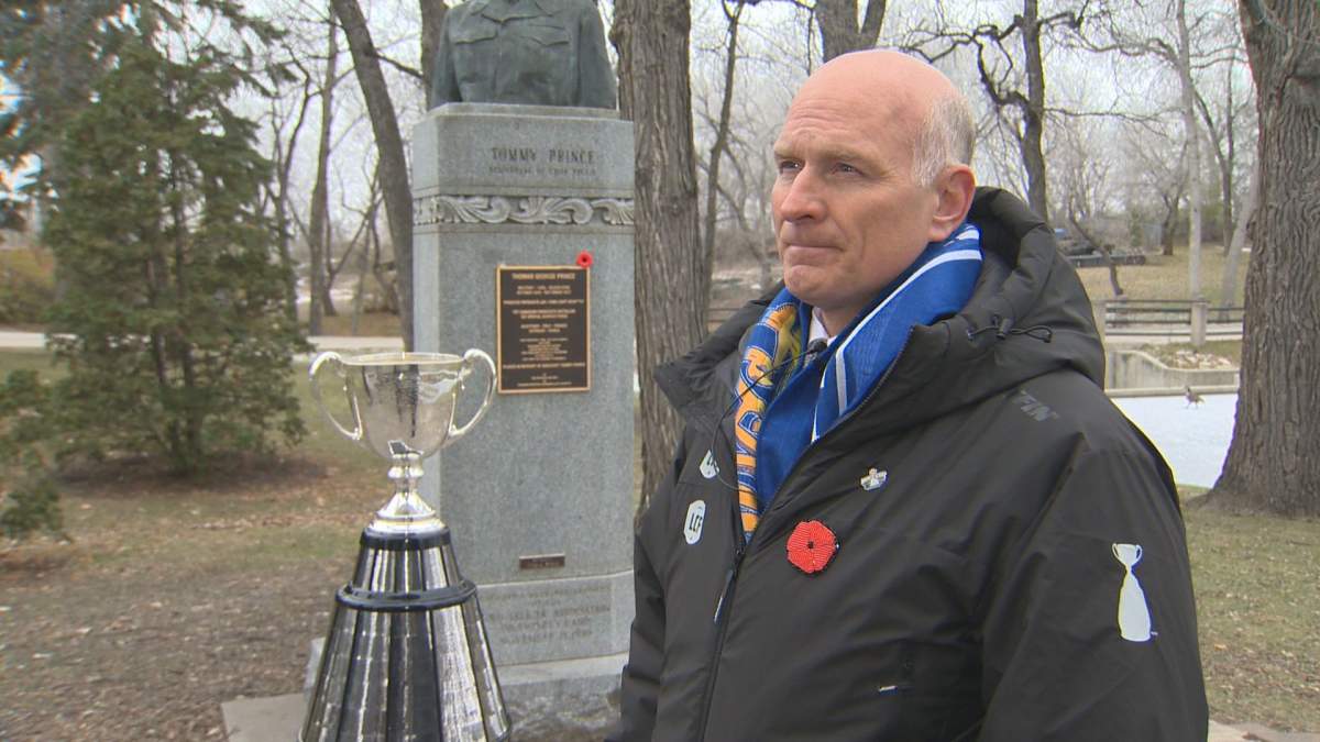 Jeff McWhinney is the Keeper of the Cup.