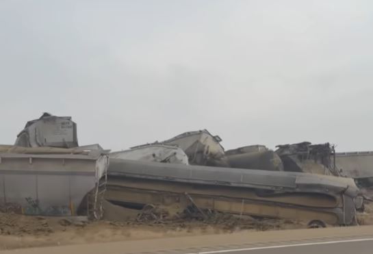 В момента се води разследване след като няколко вагона на